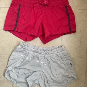 2 lululemon shorts/bottoms
